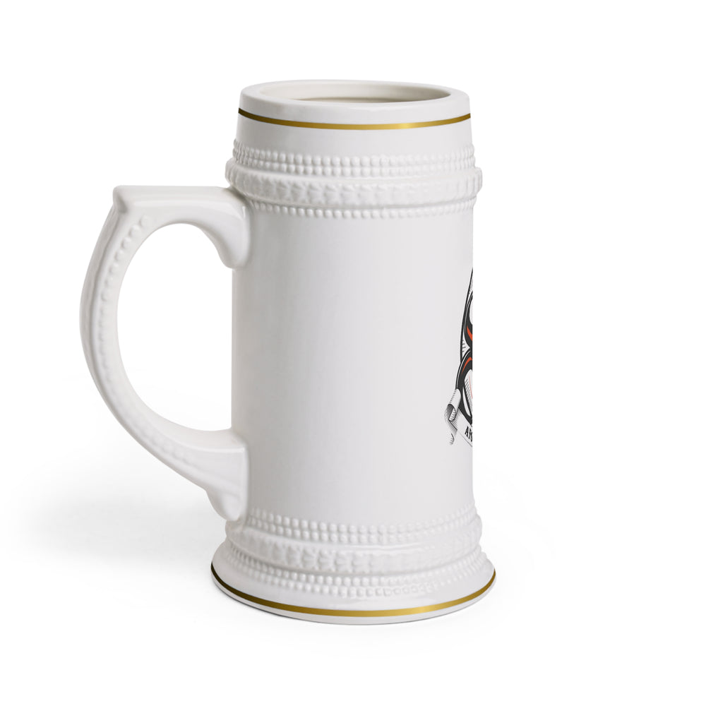 Orange Logo Beer Stein Mug