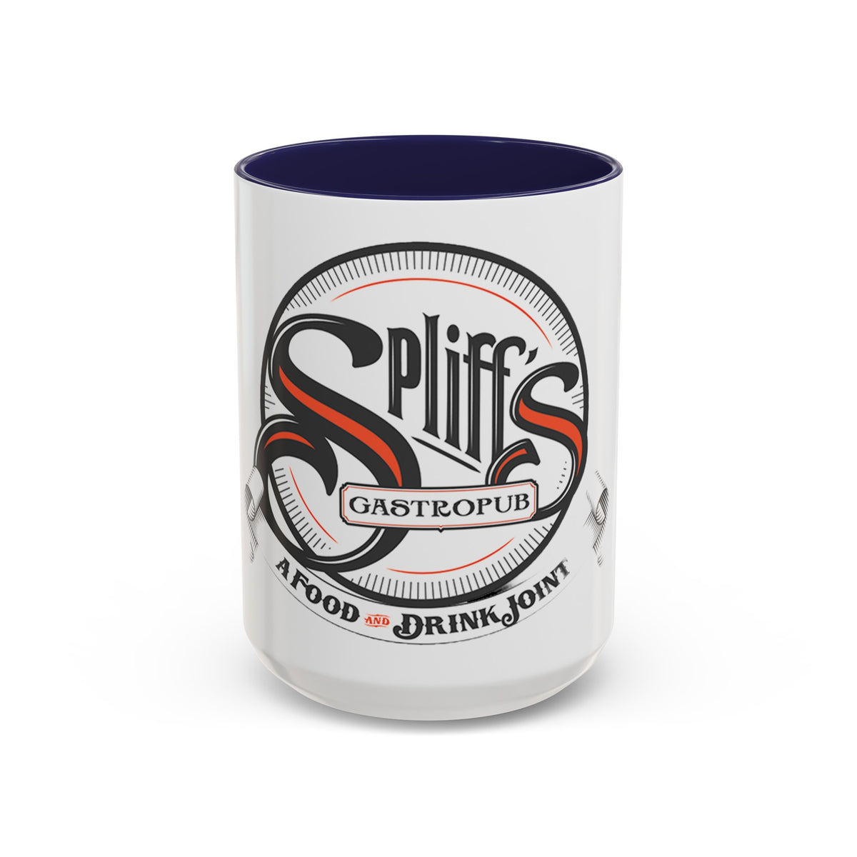 Orange Logo Accent Coffee Mug