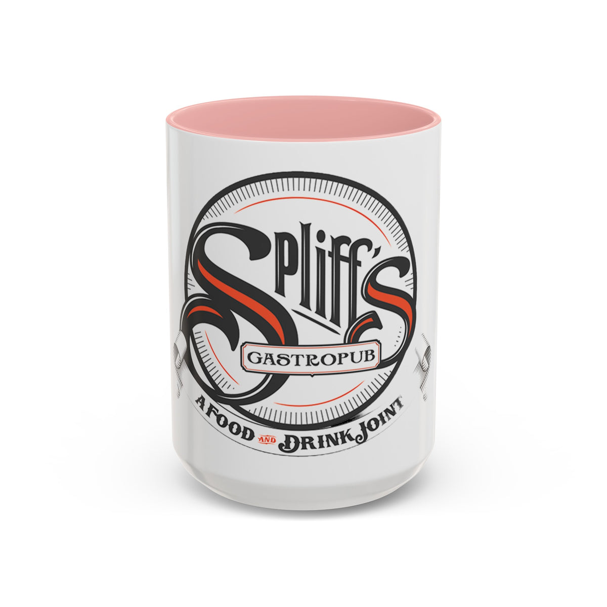 Orange Logo Accent Coffee Mug