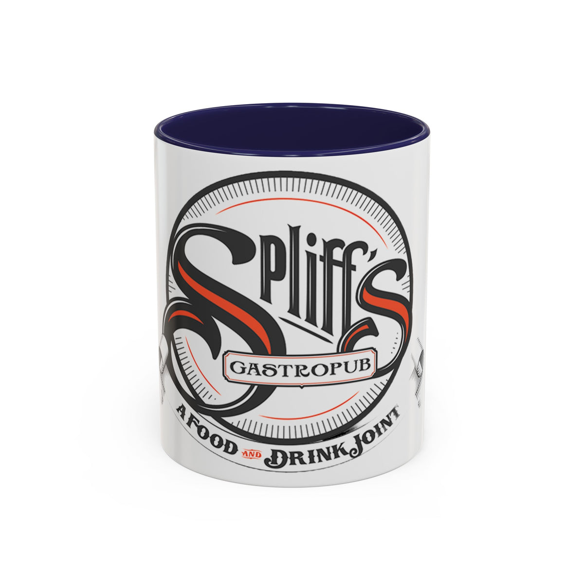 Orange Logo Accent Coffee Mug