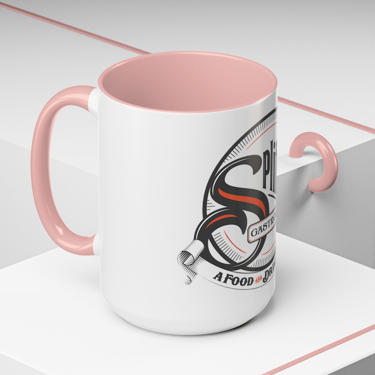 Orange Logo Accent Coffee Mug