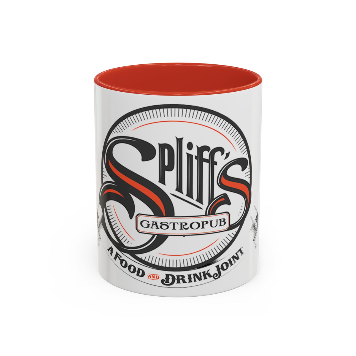Orange Logo Accent Coffee Mug