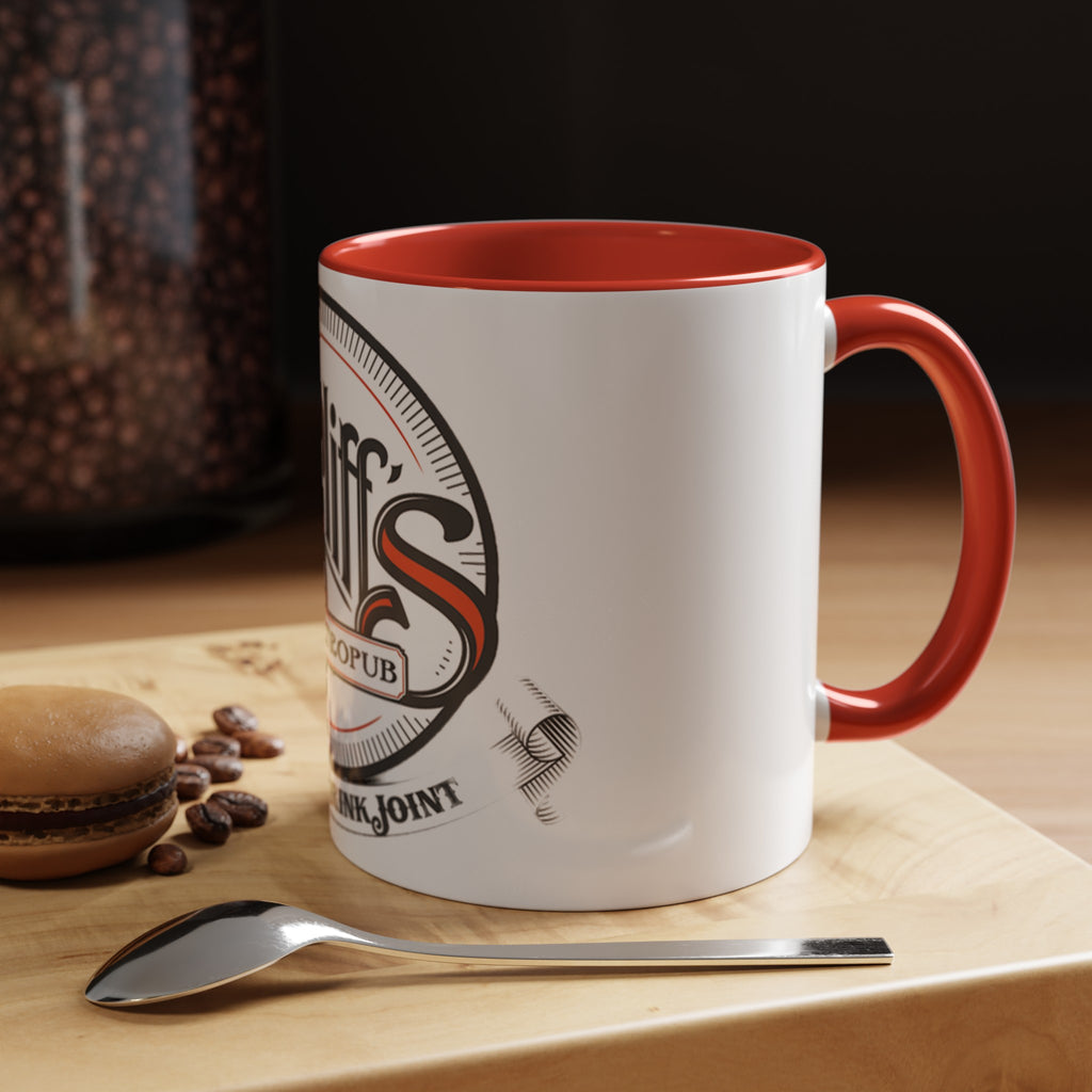 Orange Logo Accent Coffee Mug