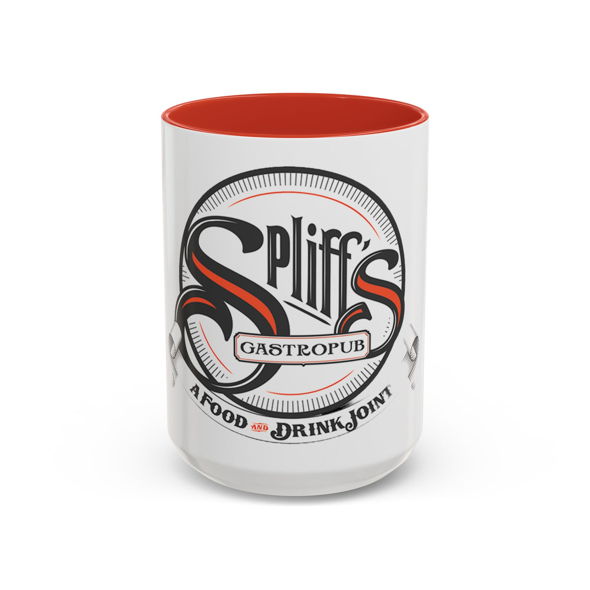 Orange Logo Accent Coffee Mug
