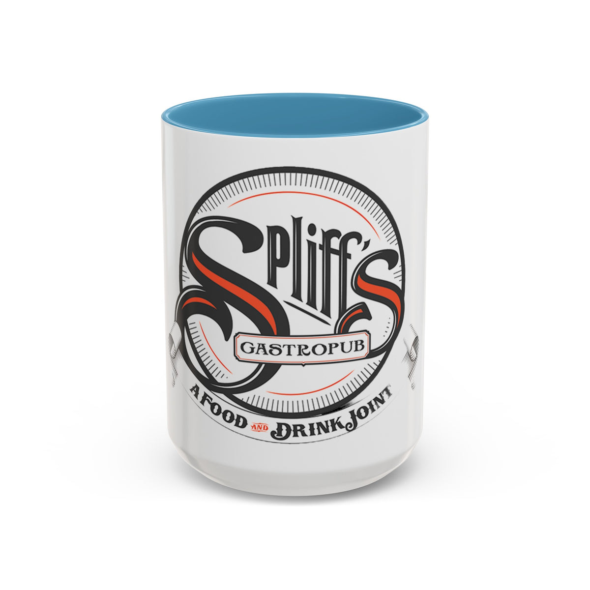 Orange Logo Accent Coffee Mug