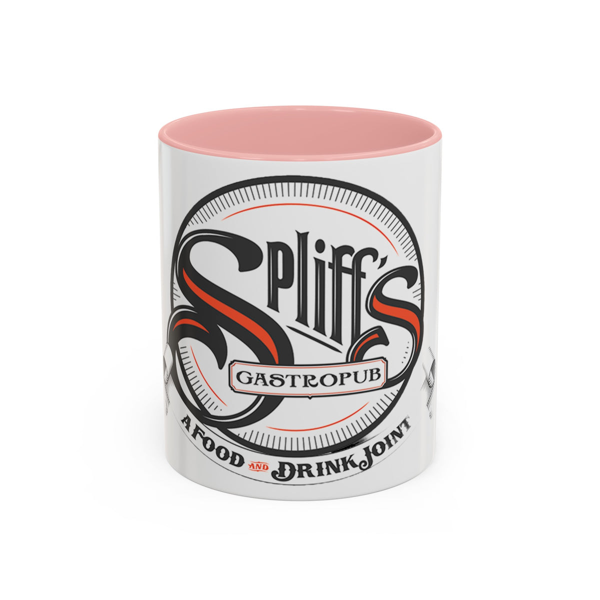 Orange Logo Accent Coffee Mug