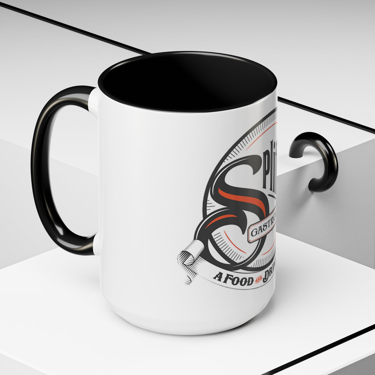 Orange Logo Accent Coffee Mug