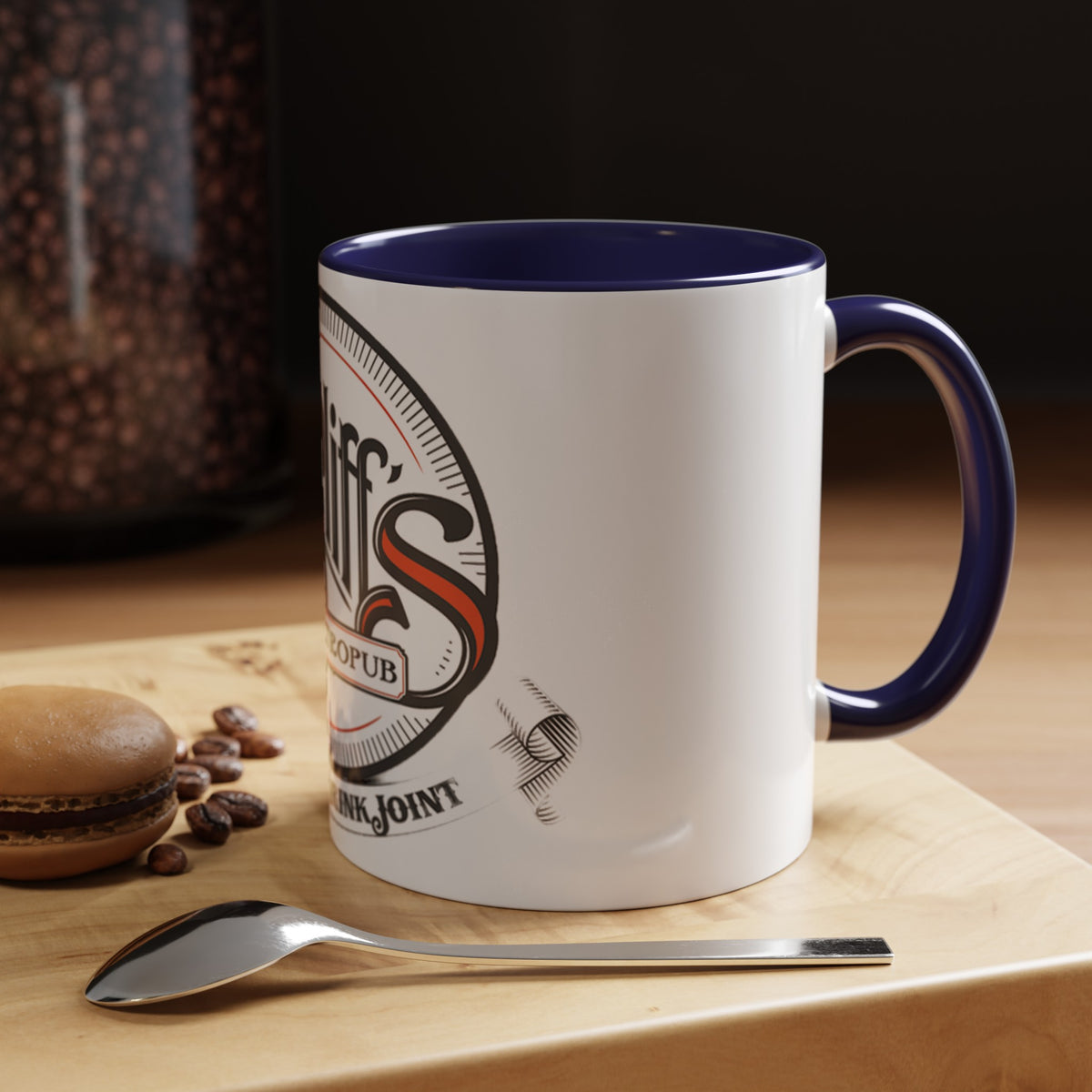 Orange Logo Accent Coffee Mug