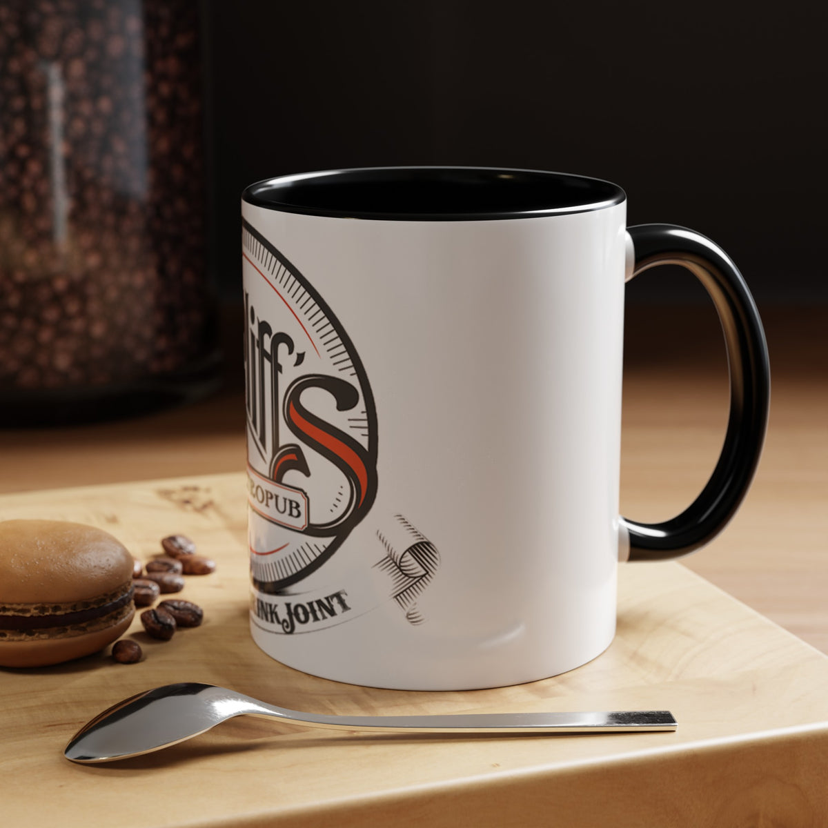 Orange Logo Accent Coffee Mug