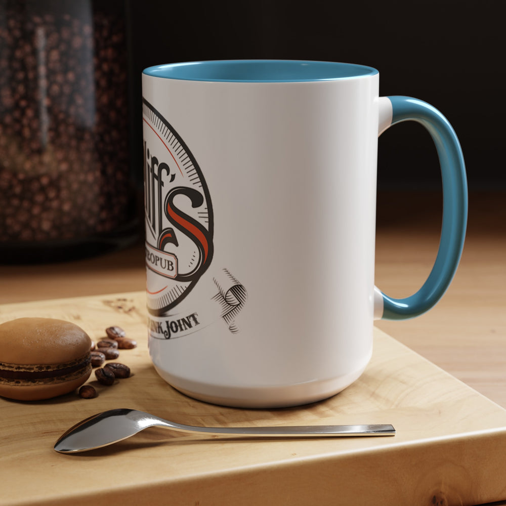 Orange Logo Accent Coffee Mug (11, 15oz)