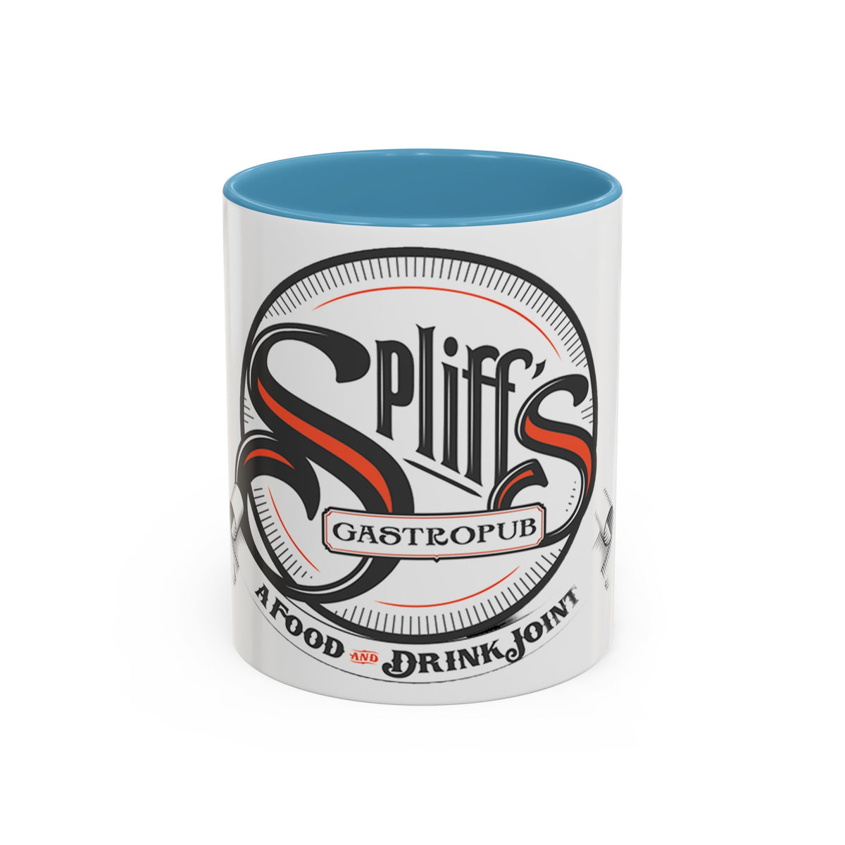 Orange Logo Accent Coffee Mug