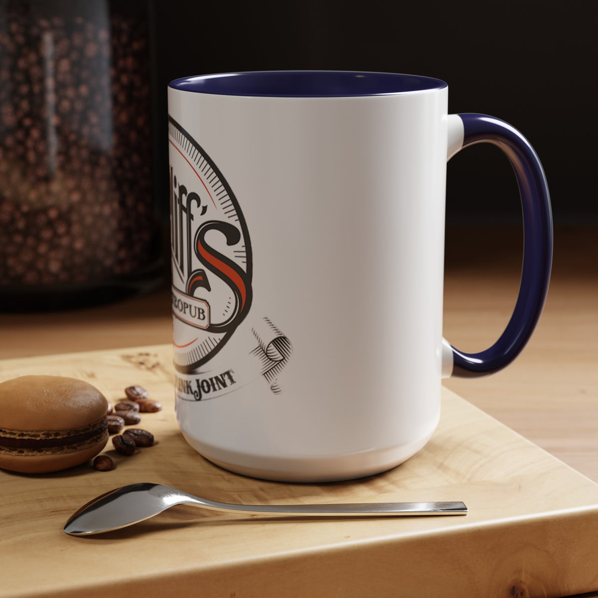 Orange Logo Accent Coffee Mug