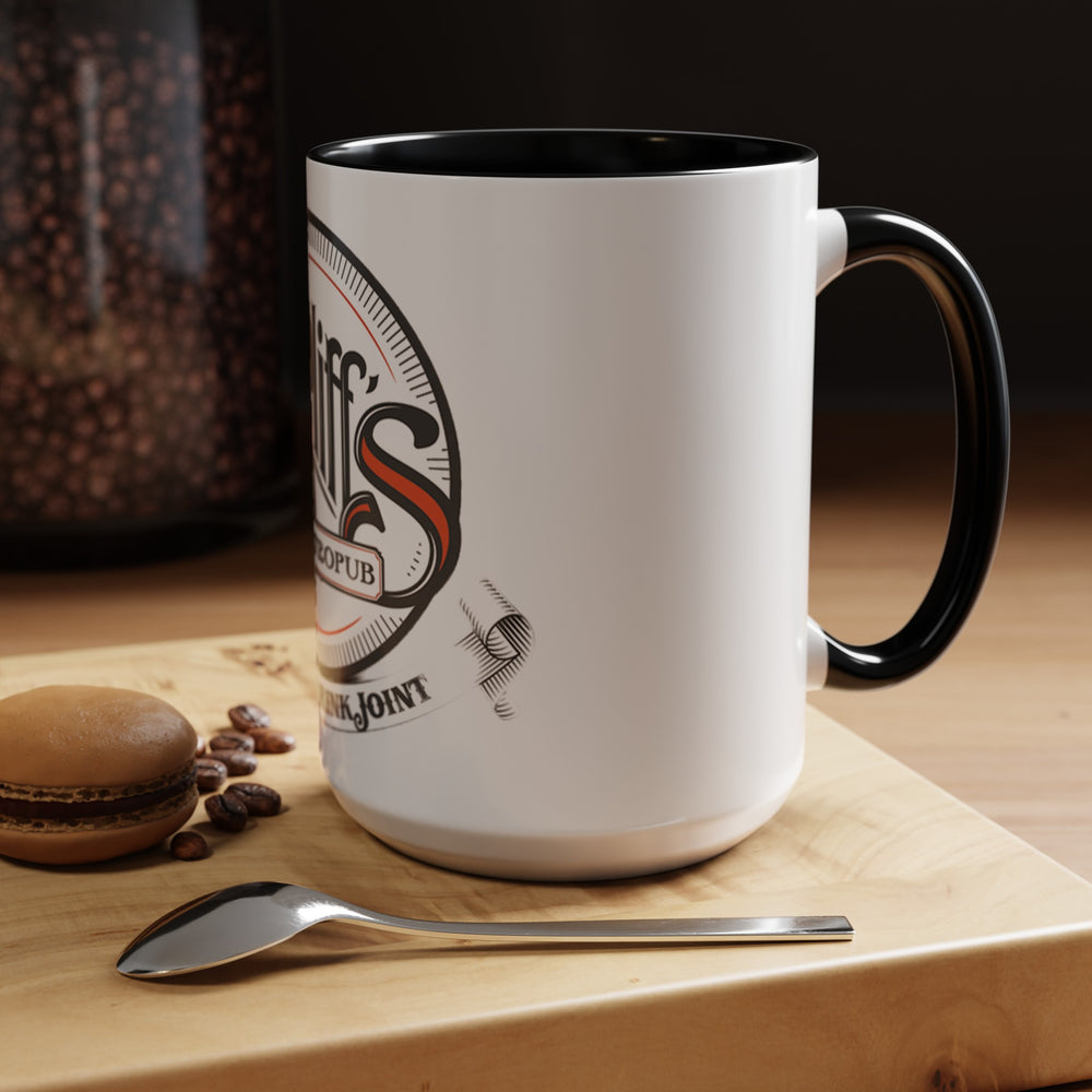 Orange Logo Accent Coffee Mug (11, 15oz)