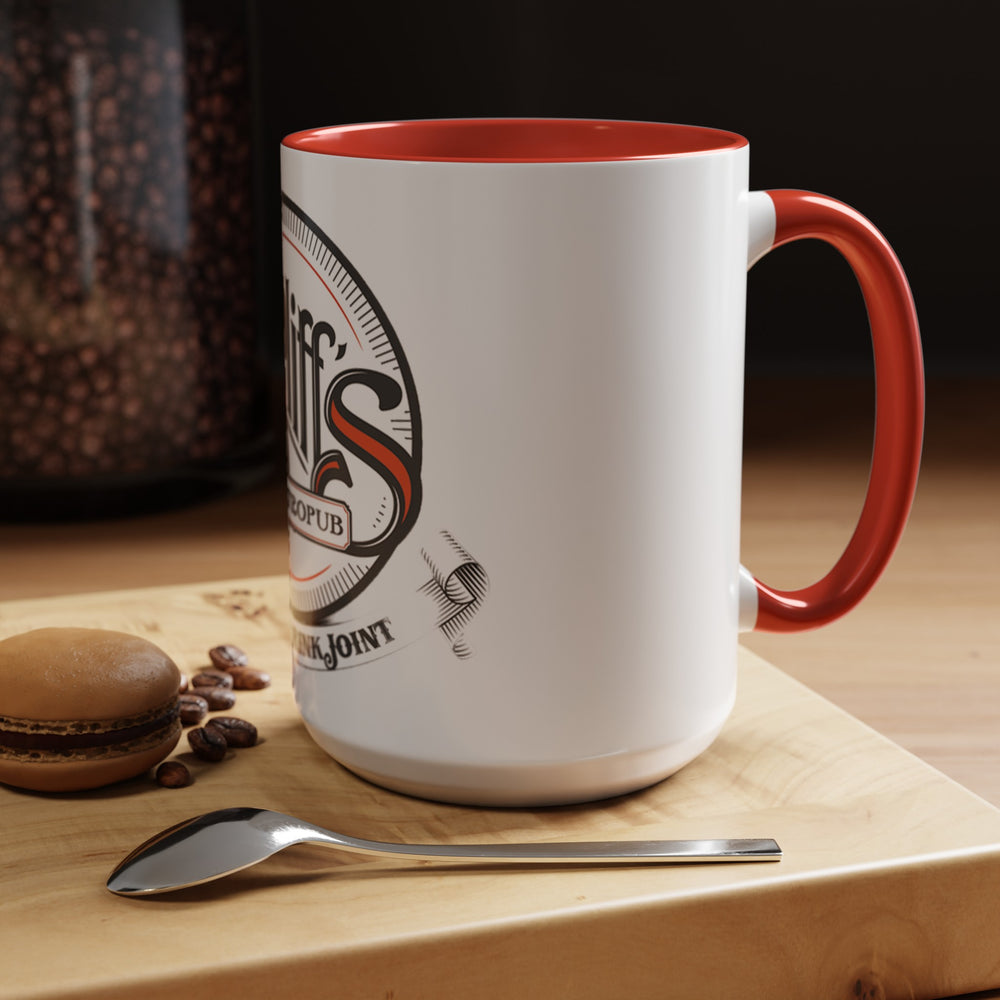 Orange Logo Accent Coffee Mug (11, 15oz)