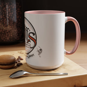 Orange Logo Accent Coffee Mug (11, 15oz)