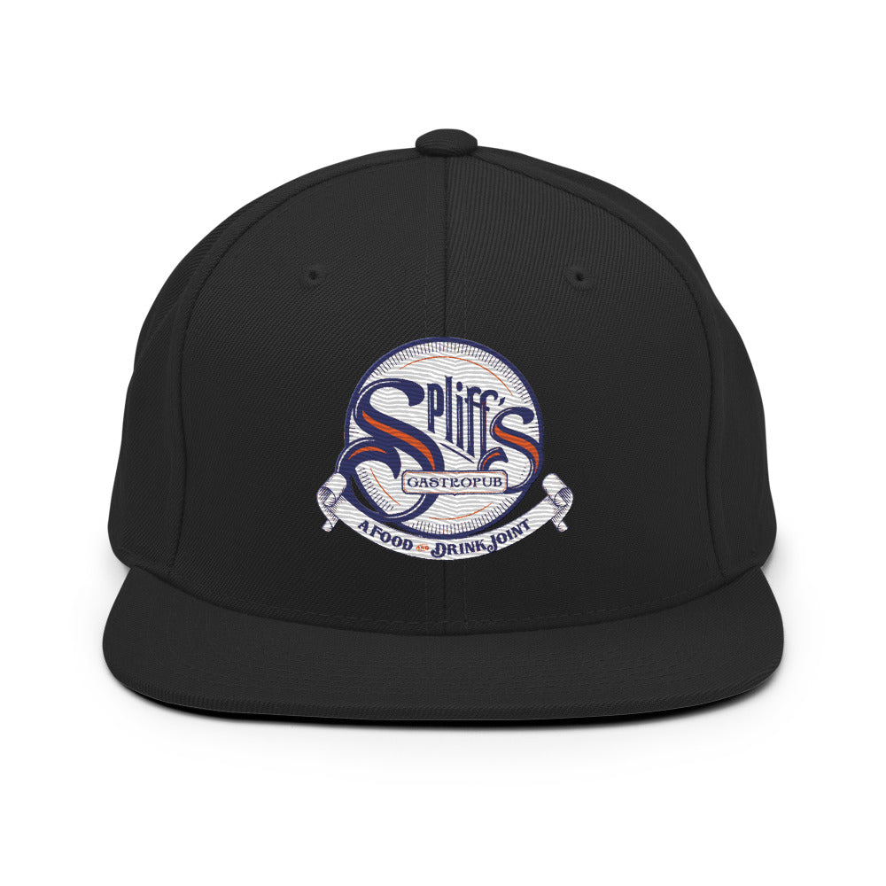 Classic Logo Snapback Hat - Black