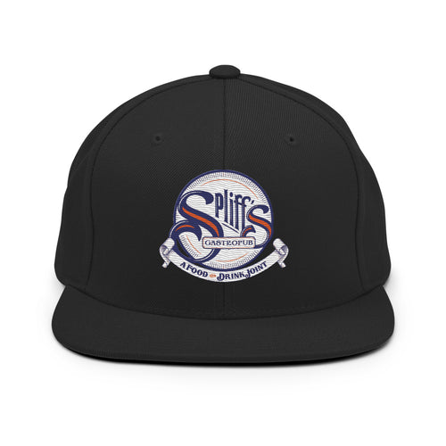 Classic Logo Snapback Hat - Black
