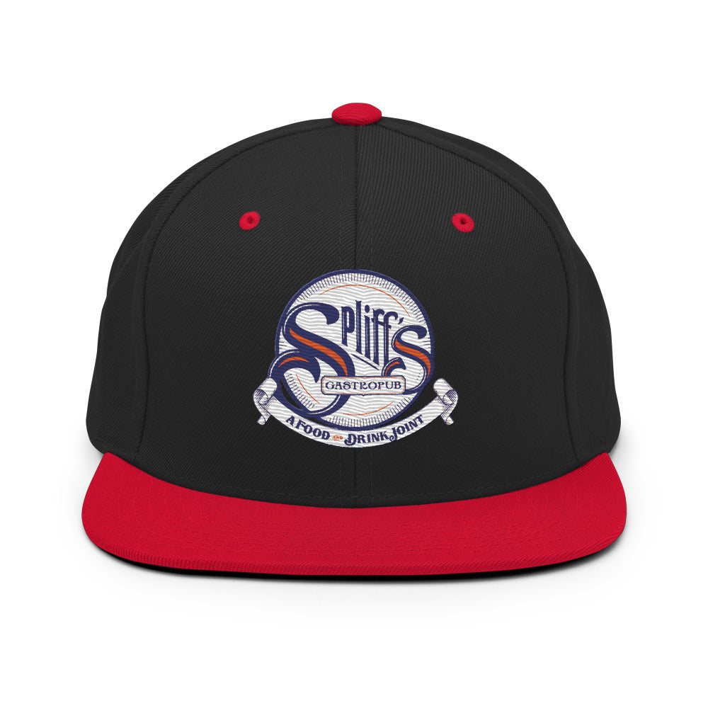 Classic Logo Snapback Hat - Black/ Red