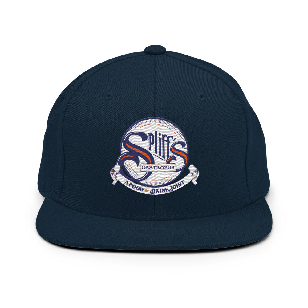 Classic Logo Snapback Hat - Dark Navy