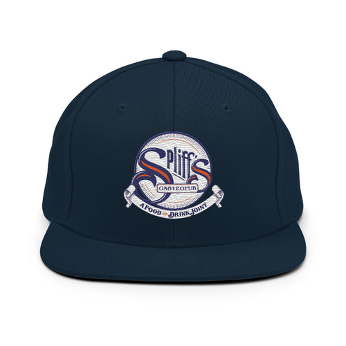 Classic Logo Snapback Hat - Dark Navy