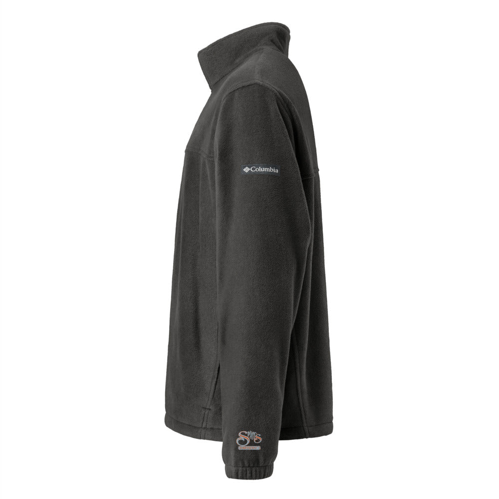 Unisex Columbia fleece jacket - Charcoal Heather (cuff embroidery)