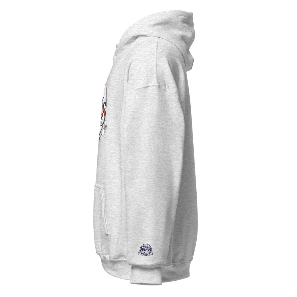 Classic Unisex Hoodie - Ash (cuff embroidery)
