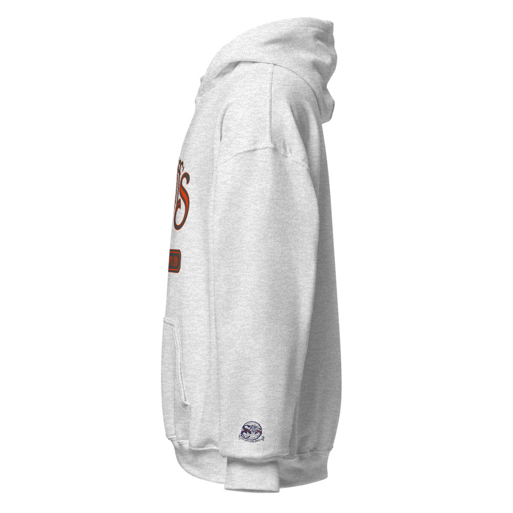 Alternate Logo Unisex Hoodie - Ash (cuff embroidery)