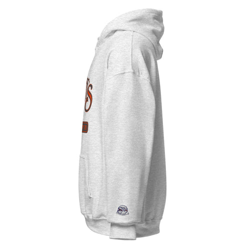 Alternate Logo Unisex Hoodie - Ash (cuff embroidery)