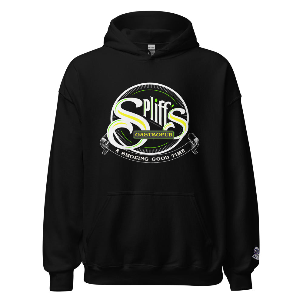A smoking Good Time Unisex Hoodie - Black