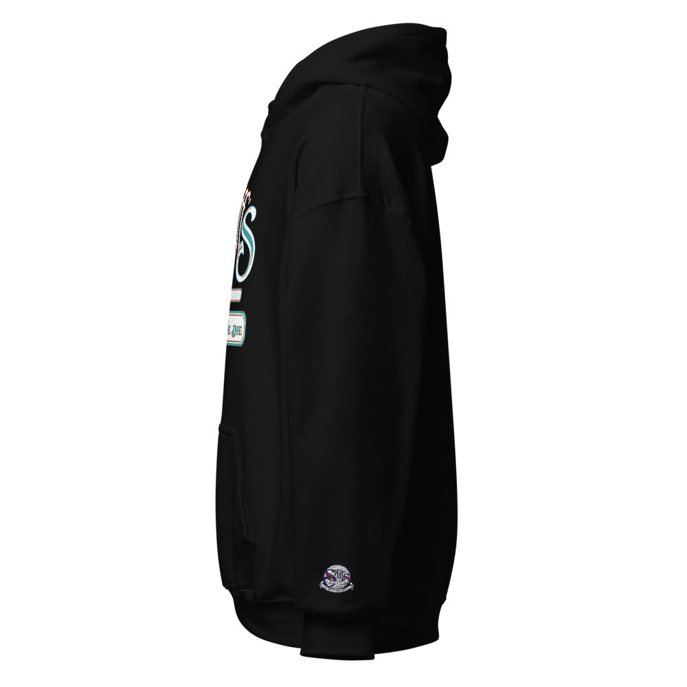 Duval Till We Die Unisex Hoodie - Black (cuff embroidery)