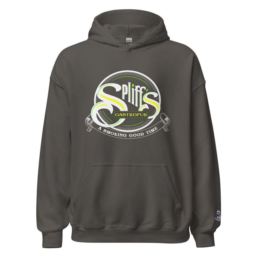 A smoking Good Time Unisex Hoodie - Charcoal