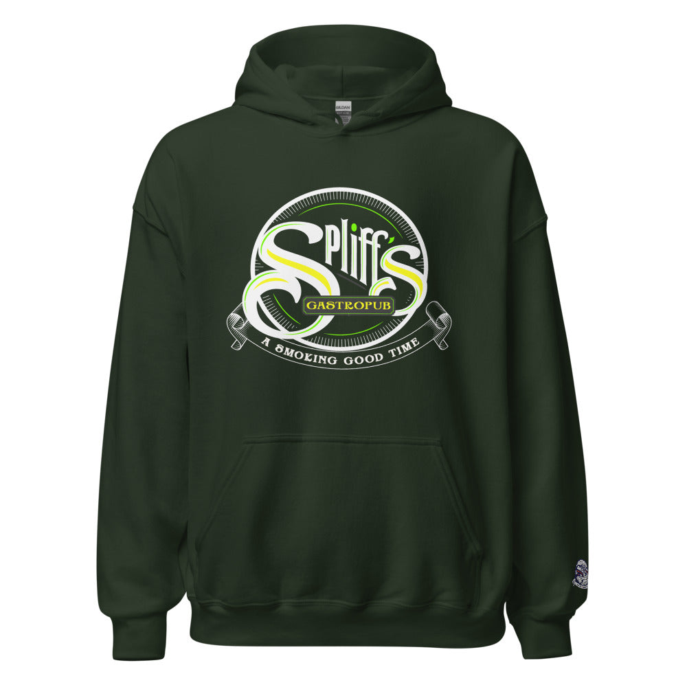 A smoking Good Time Unisex Hoodie - Forest Green