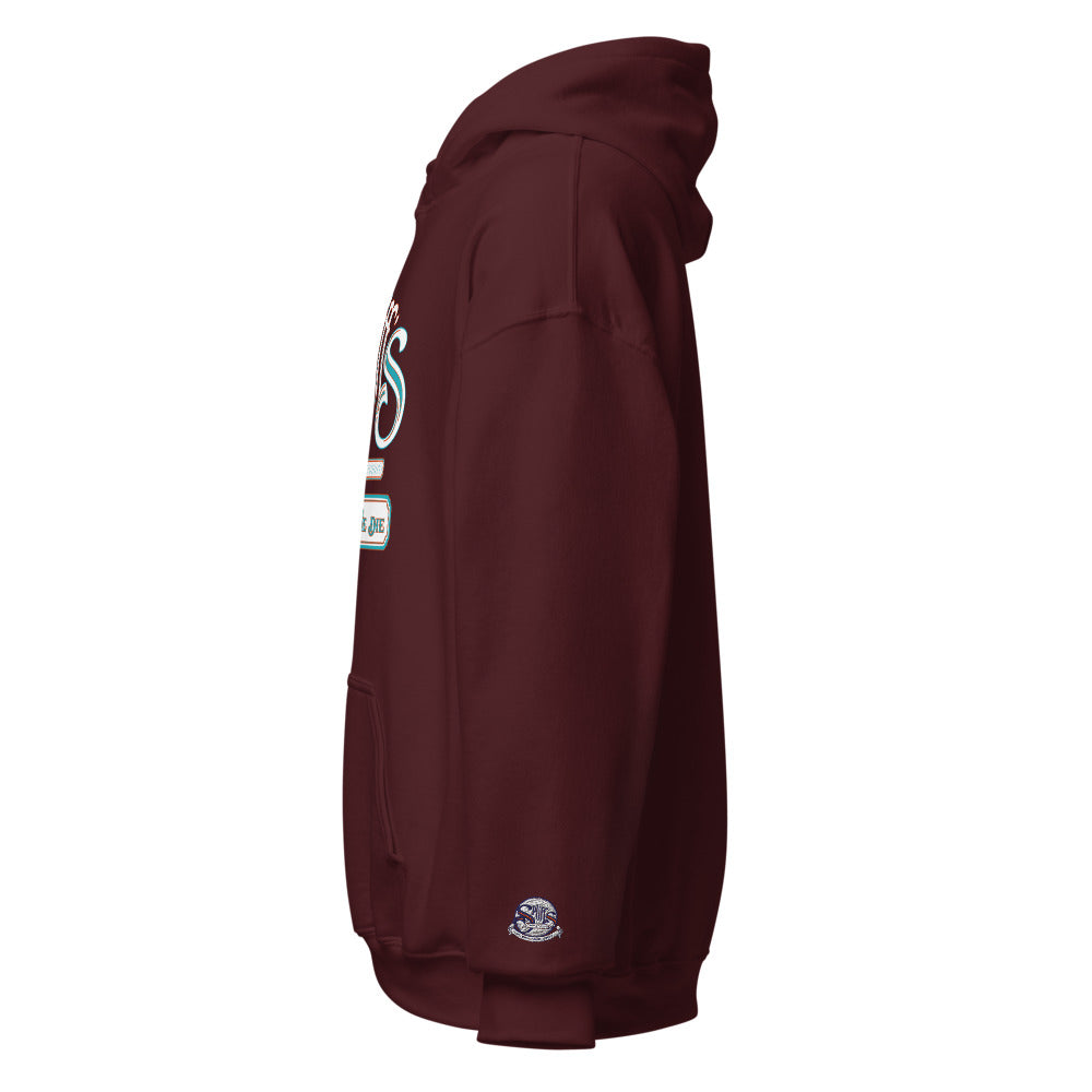 Duval Till We Die Unisex Hoodie - Maroon (cuff embroidery)