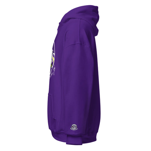 A smoking Good Time Unisex Hoodie - Purple (cuff embroidery)