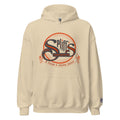 Orange Logo Unisex Hoodie - Sand