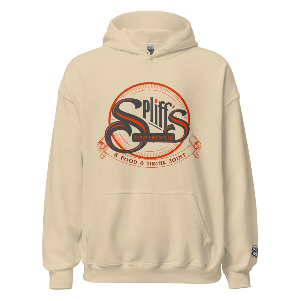 Orange Logo Unisex Hoodie - Sand