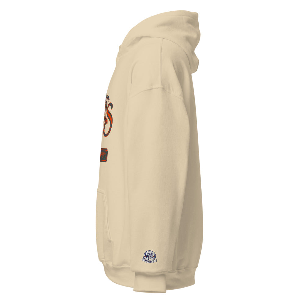 Alternate Logo Unisex Hoodie - Sand (cuff embroidery)