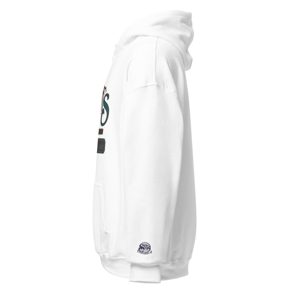 Duval Till We Die Unisex Hoodie - White (cuff embroidery)