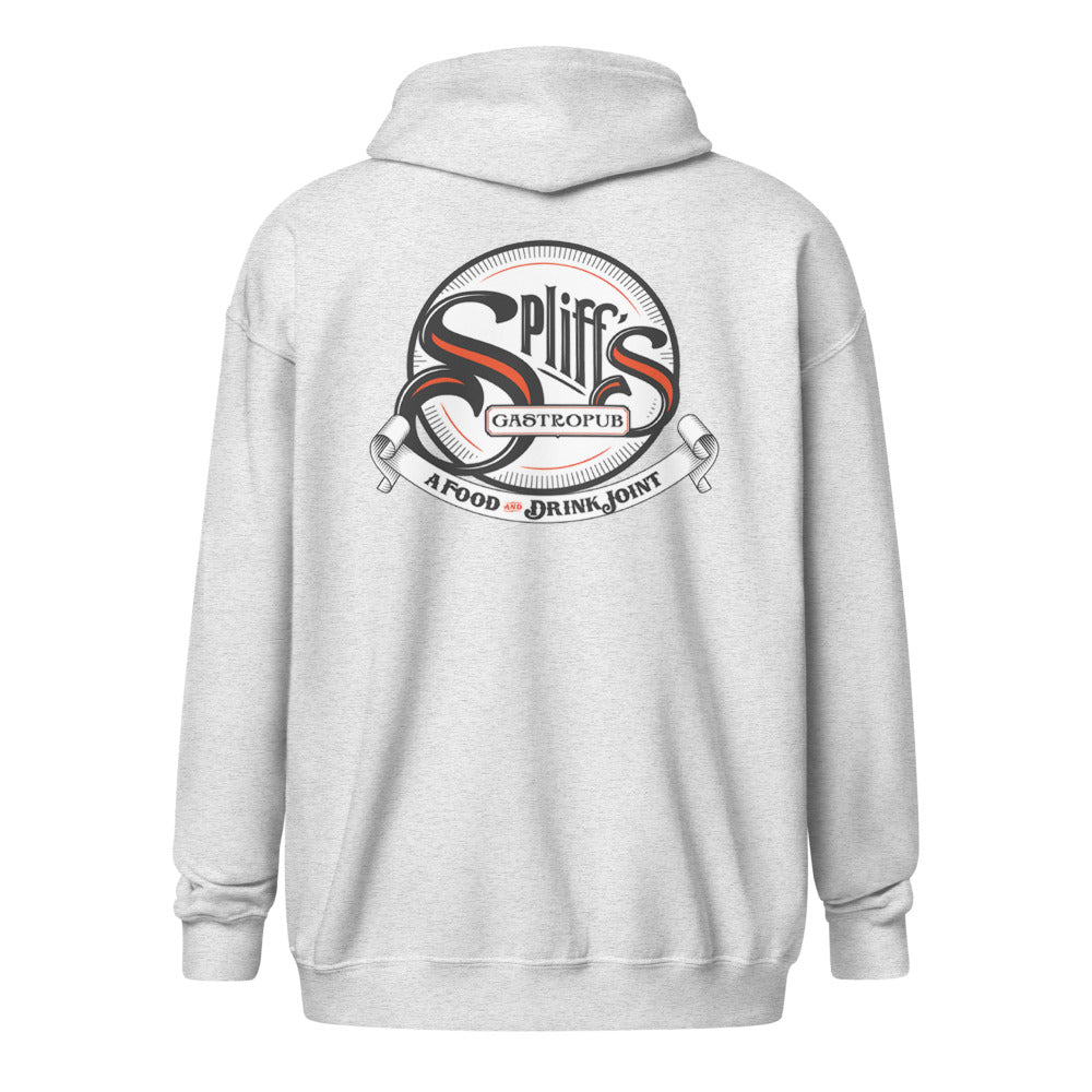 Classic Unisex Zip Hoodie - Ash (back)