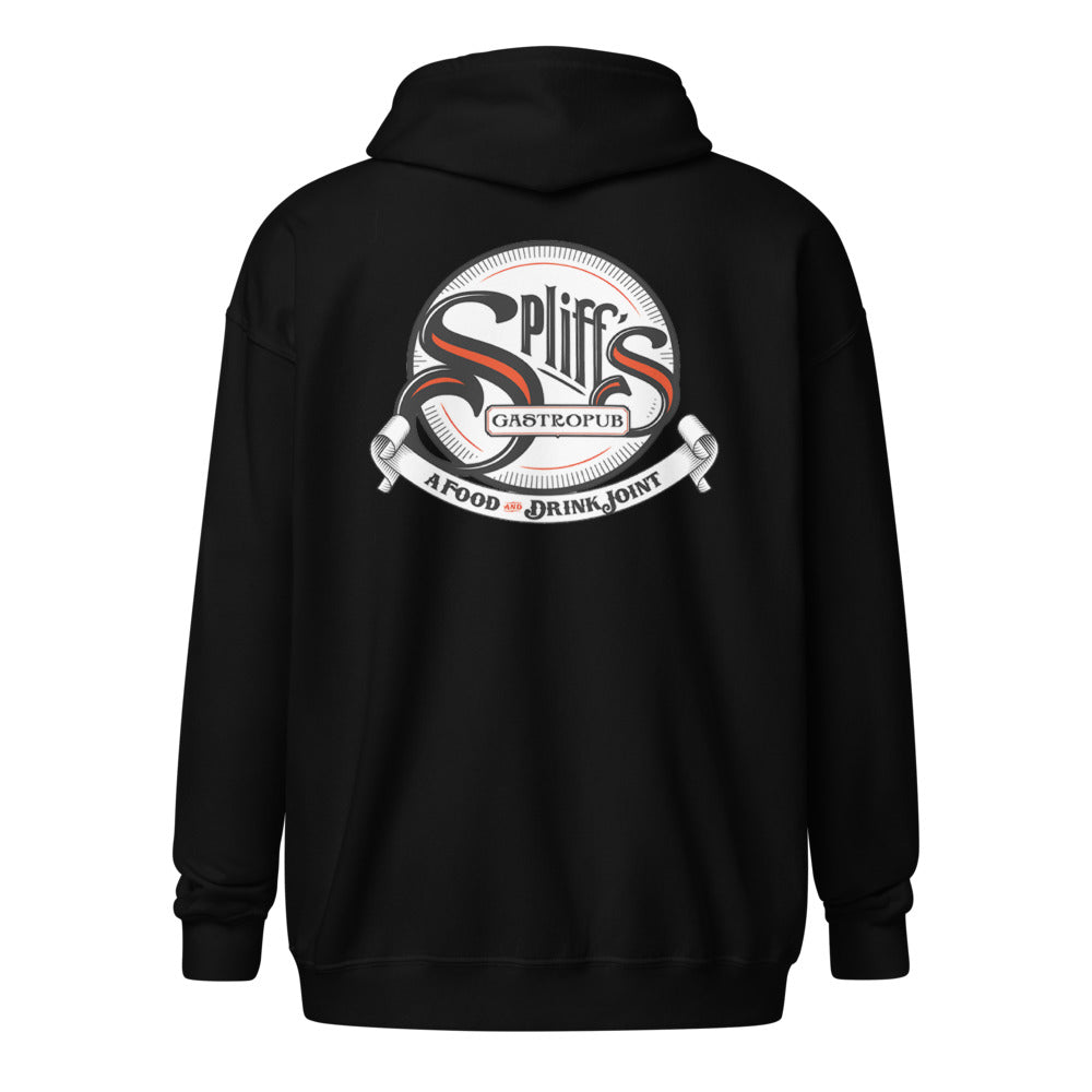 Classic Unisex Zip Hoodie - Black (back)