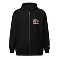Alternate Logo Unisex Zip Hoodie - Black