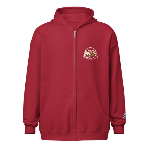 A Smoking Good Time Unisex Zip Hoodie - Cardinal Red
