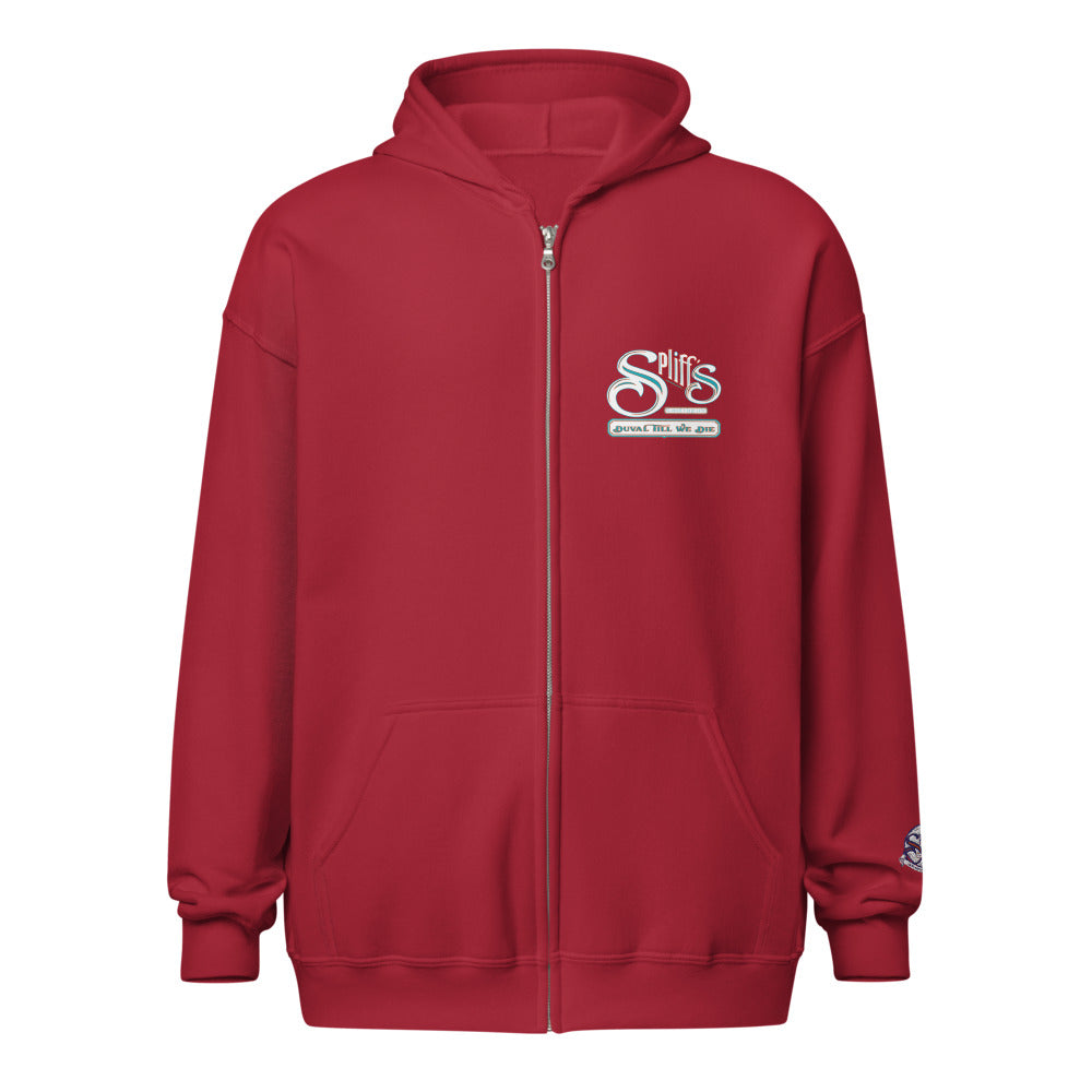 Duval Till We Die Unisex Zip Hoodie - Cardinal Red