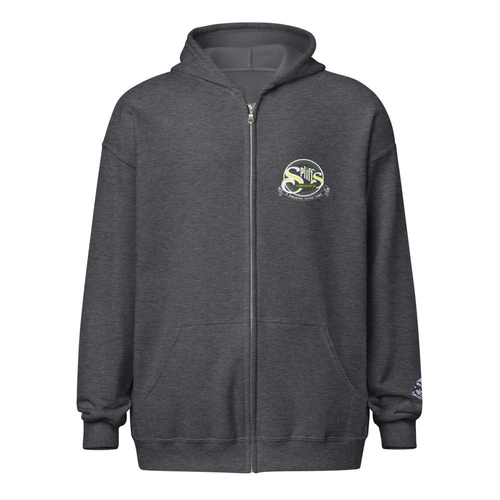 A Smoking Good Time Unisex Zip Hoodie - Dark Heather