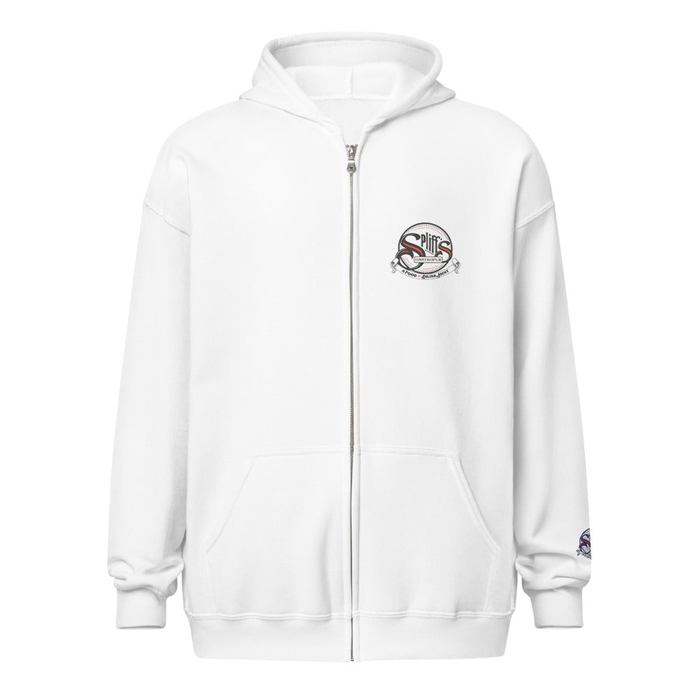 Classic Unisex Zip Hoodie - White