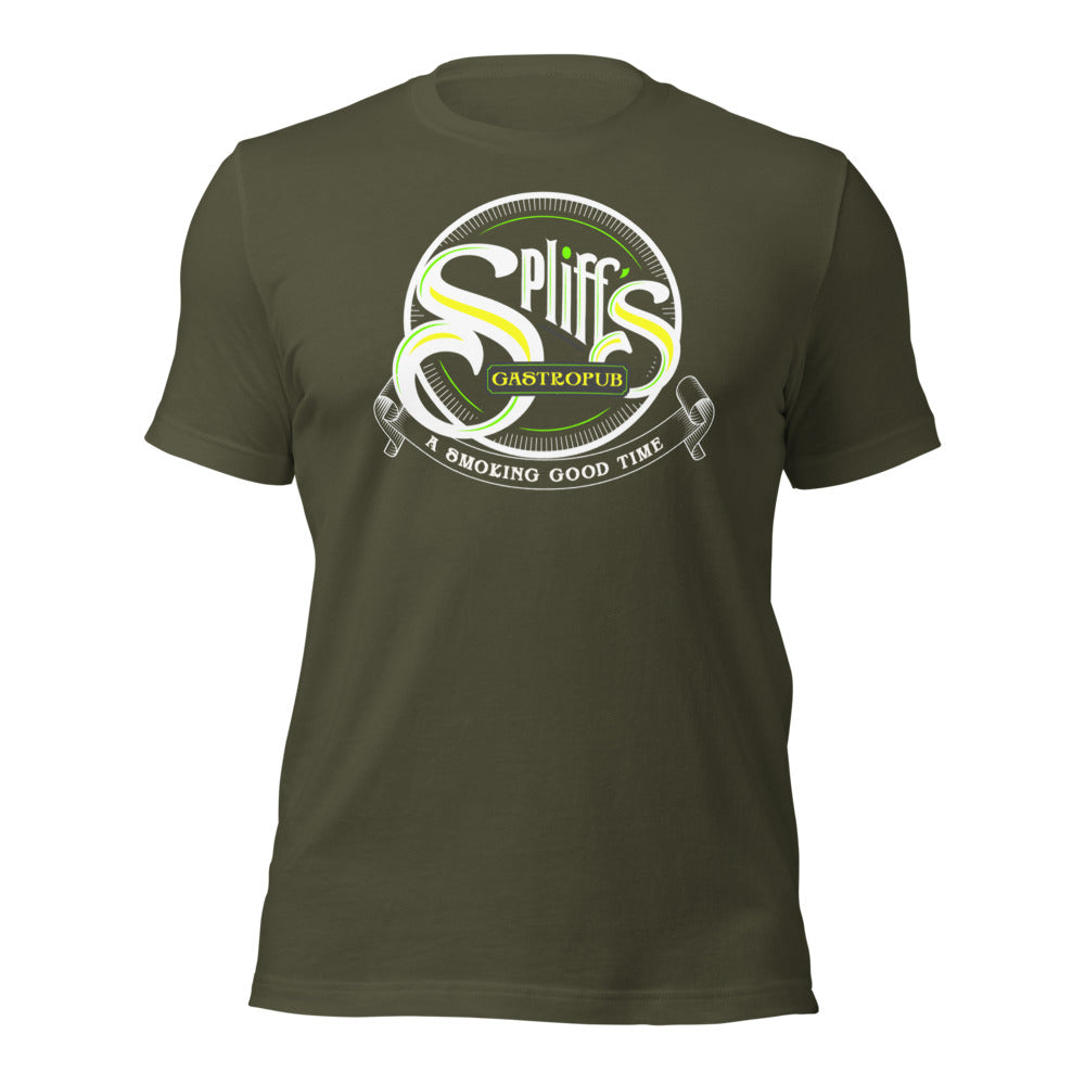 A Smoking Good Time Men's Tee - Military Green