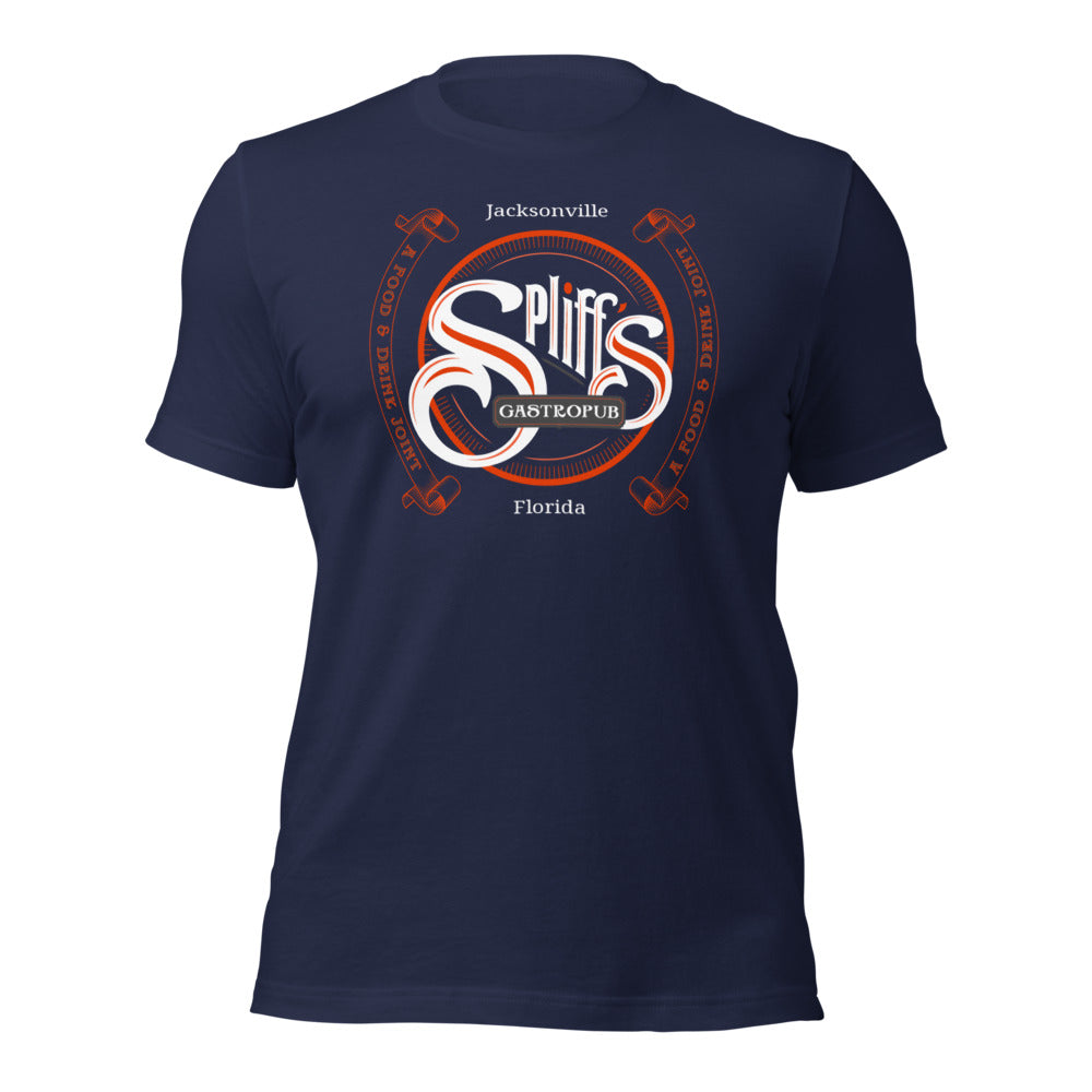 Double Banner Men's Tee - Navy