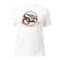 Orange Logo Men's Tee - White