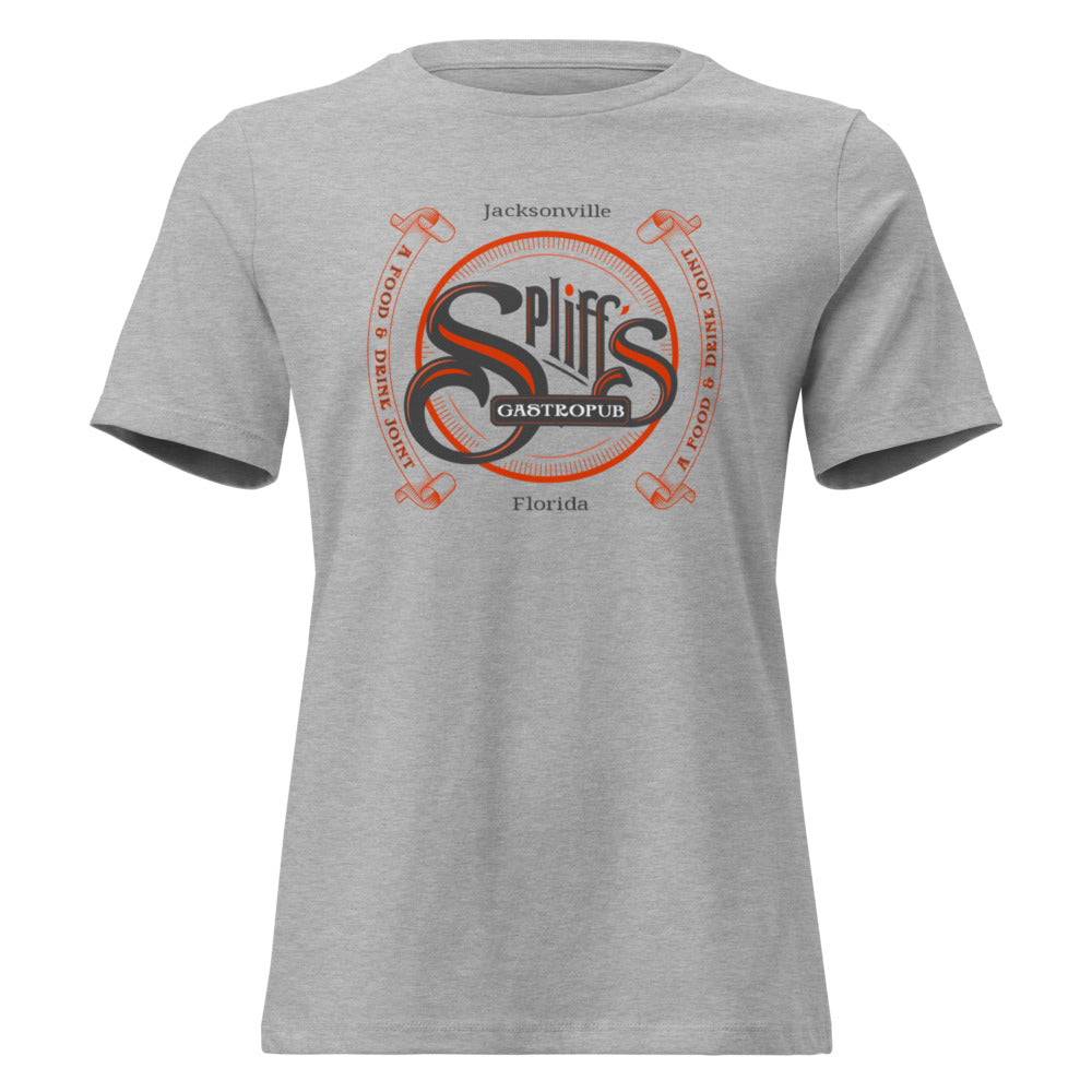Double Banner Woman's Tee - Athletic Heather