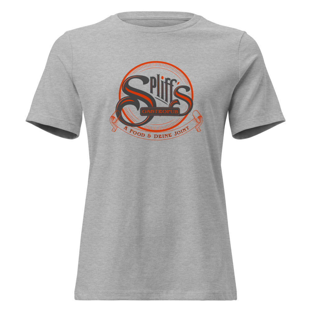 Orange Logo Woman's Tee - Athletic Heather